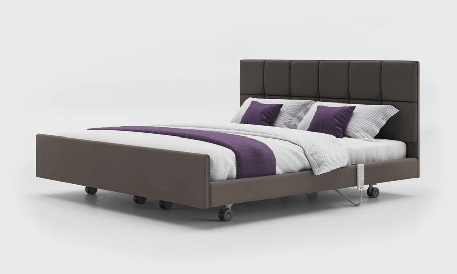 Signature Comfort Dual Profiling Bed - Meteor (Leatherette)